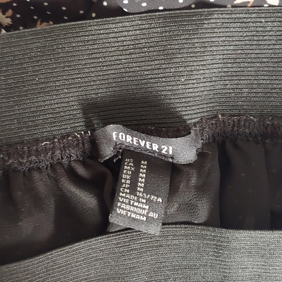 Black skirt floral miniskirt - Picture 5 of 6